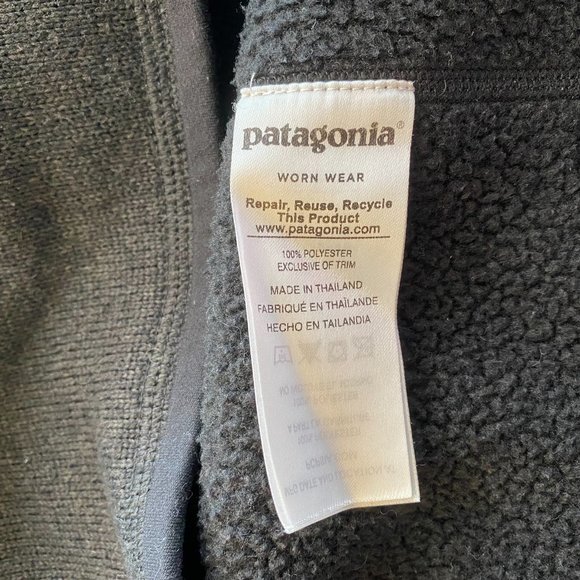 Patagonia Better Sweater 1/4 Zip Jacket Black - Picture 6 of 9